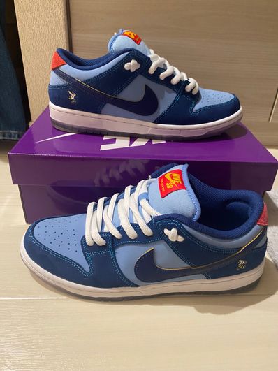 Why So Sad? × Nike SB Dunk Low "Coastal Blue/Speed Yellow-University Red"