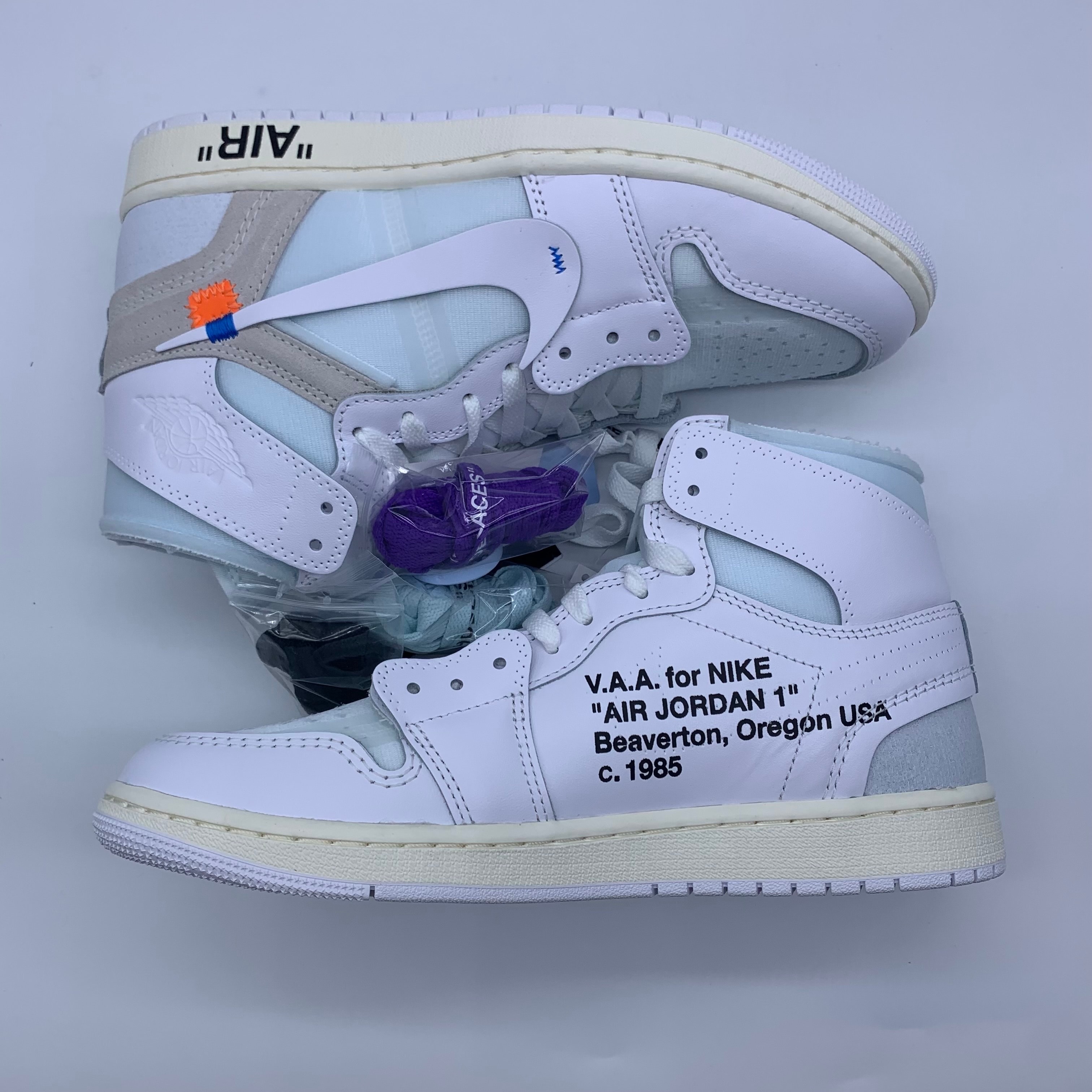 Virgil Abloh Archive (V.A.A.) × Nike Air Jordan 1 Retro High OG "Alaska"