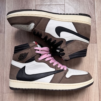 Travis Scott × Nike Air Jordan 1 Retro High OG TS SP "Sail/Dark Mocha"