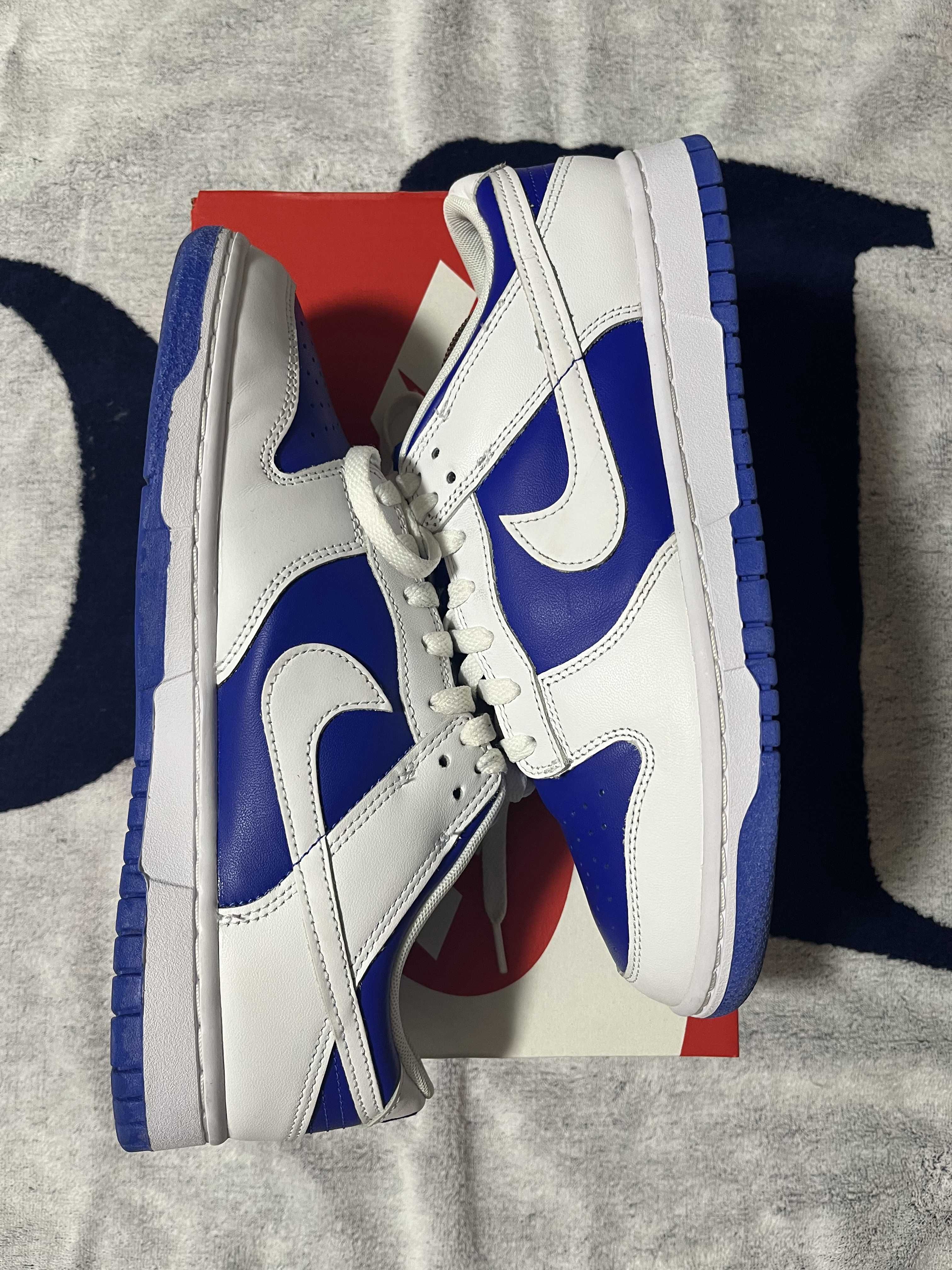 Nike Dunk Low Retro "Racer Blue and White"