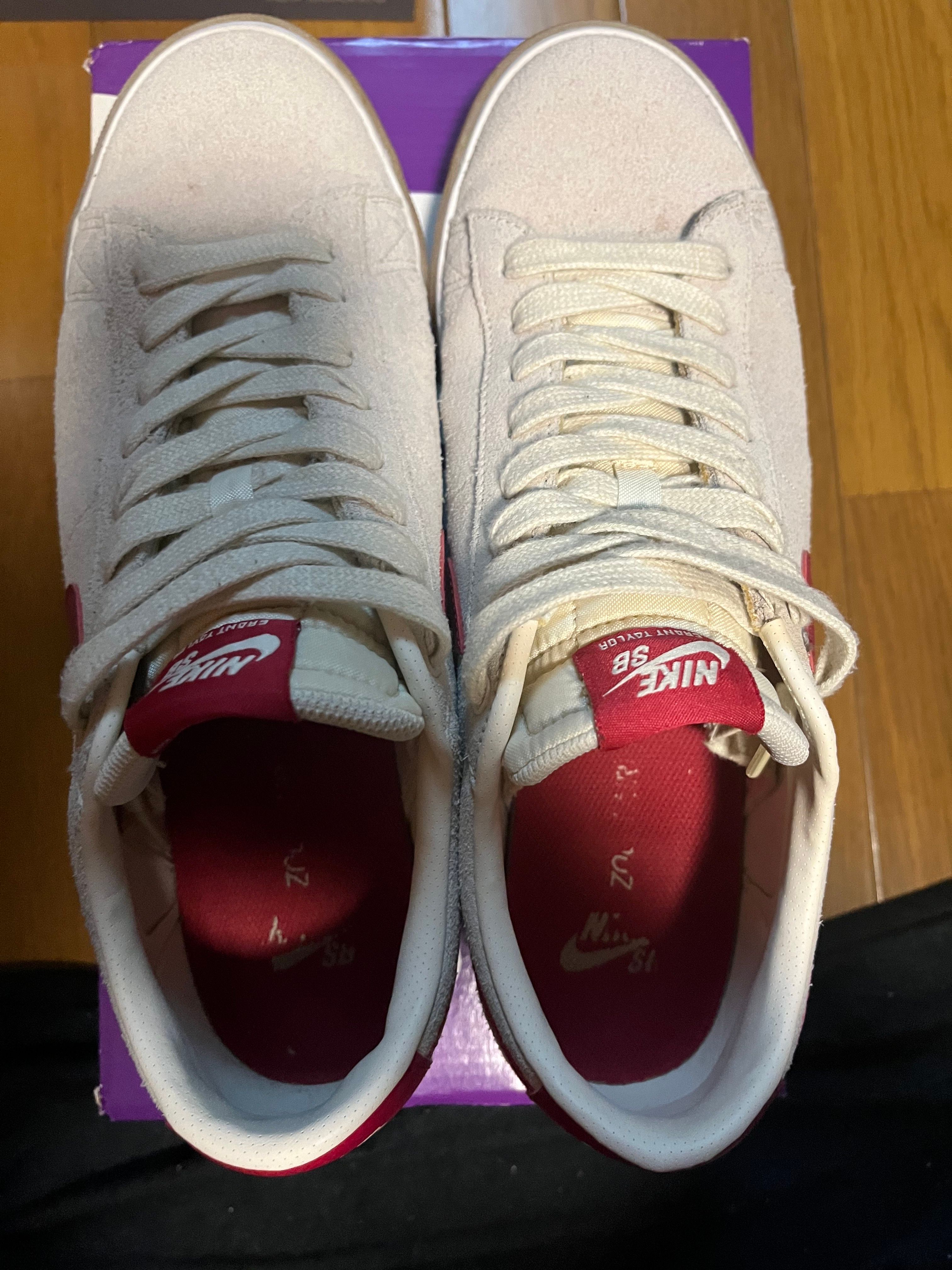 Nike SB Blazer Low GT "Sail Cardinal Red"