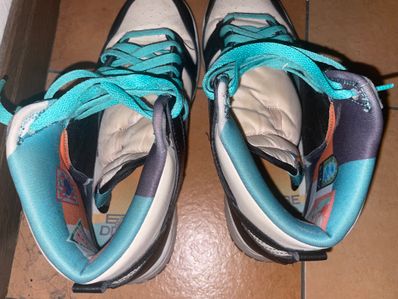 Nike Dunk High Retro EMB "Pearl White and Washed Teal"