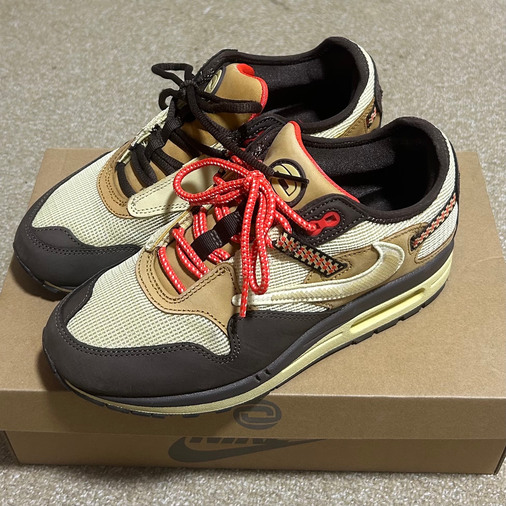 Travis Scott × Nike Air Max 1 "CACT.US Brown"