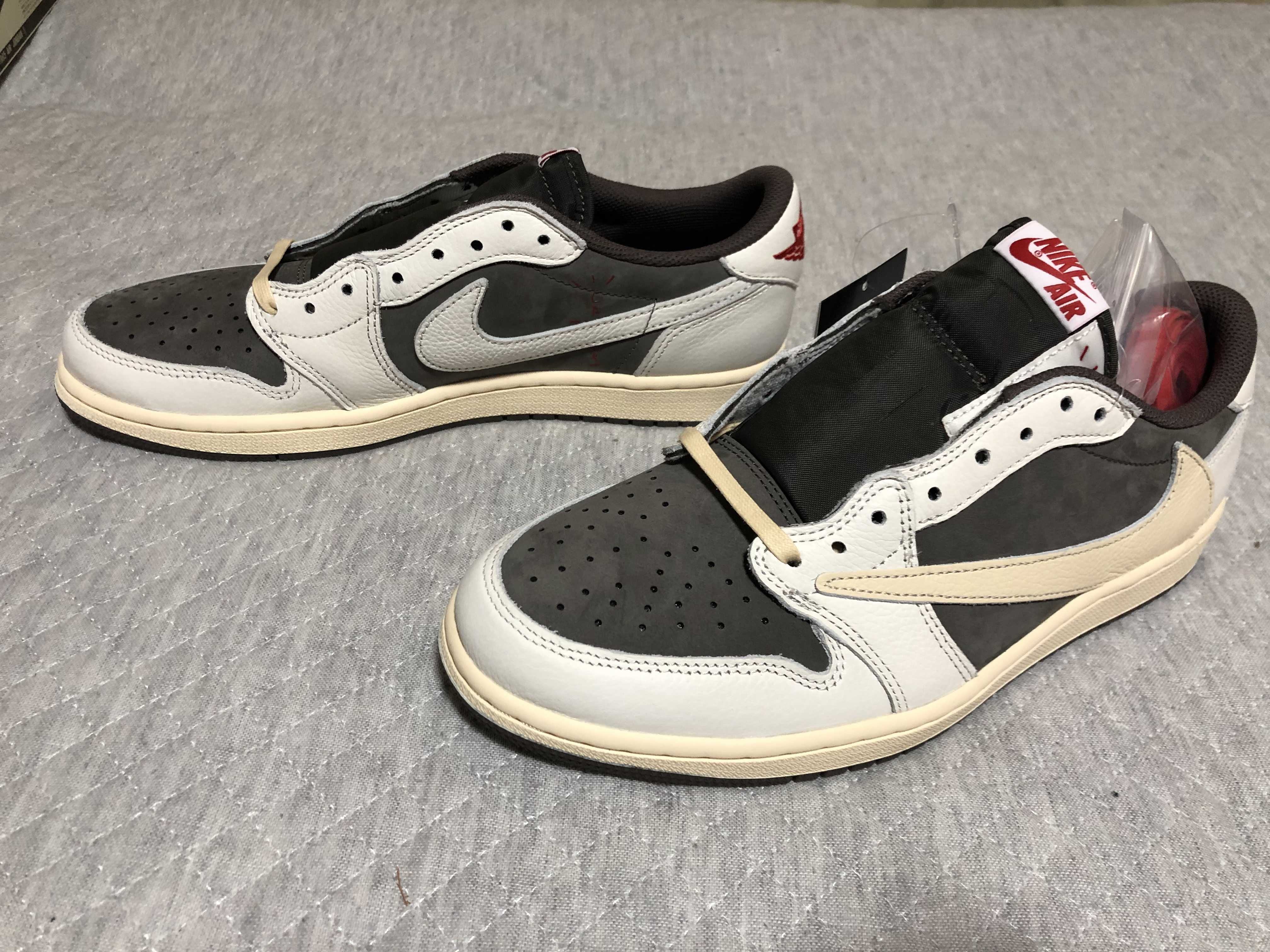 Travis Scott × Nike Air Jordan 1 Low OG SP "Reverse Mocha/Sail and Ridgerock"