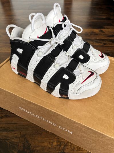 Nike Air More up Tempo "White/Black/University Red"(~2018)