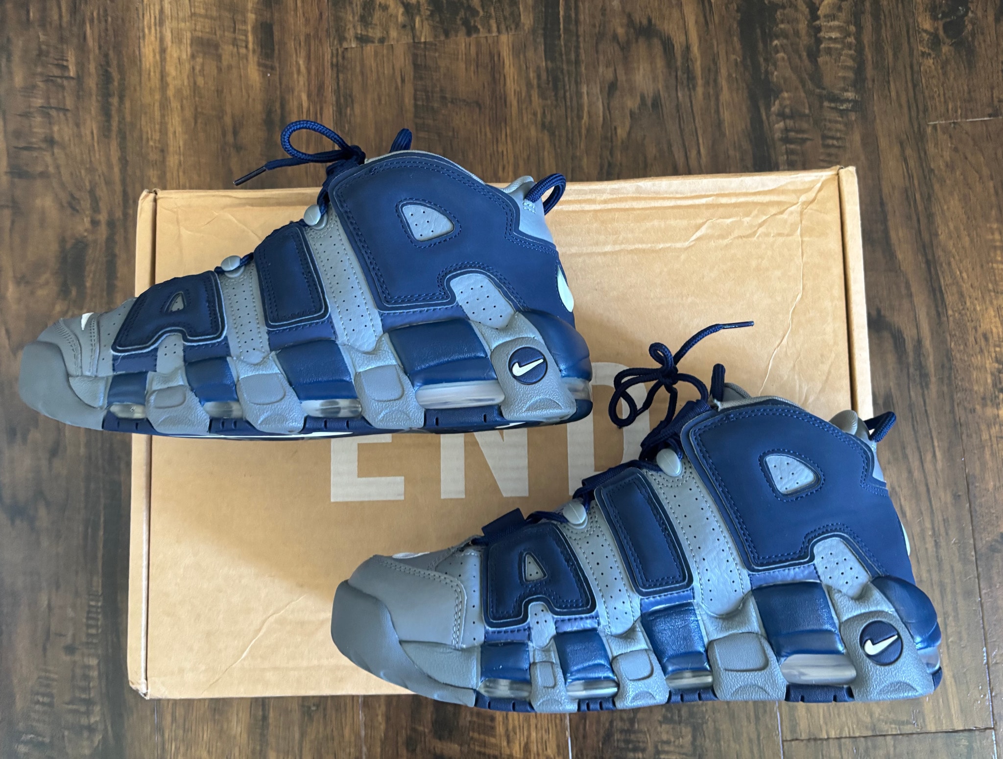 Nike Air More Uptempo '96 "Cool Grey/White/Midnight Navy"