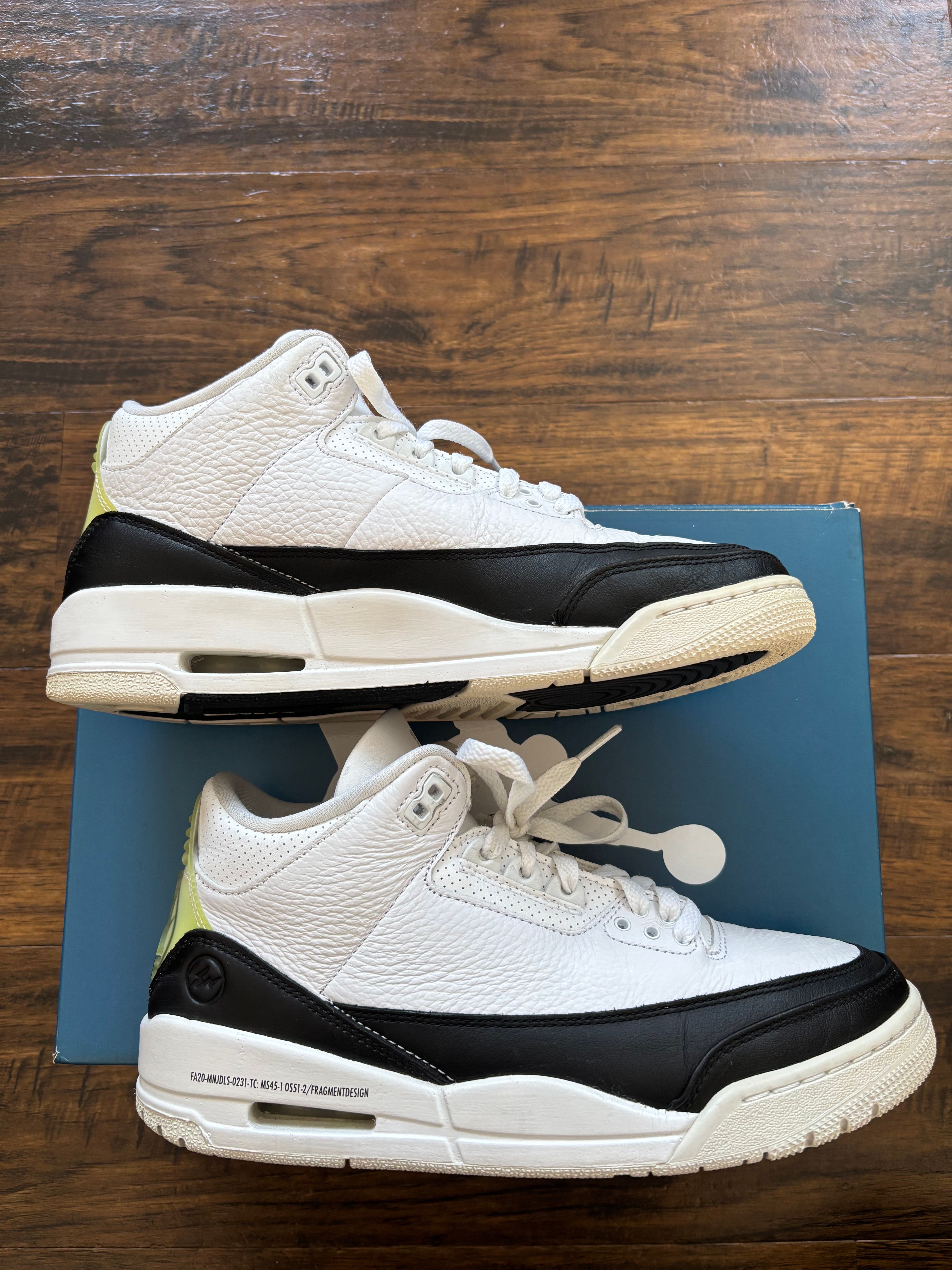 Fragment × Nike Air Jordan 3 "White/Black"