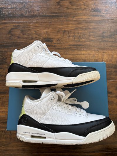 Fragment × Nike Air Jordan 3 "White/Black"