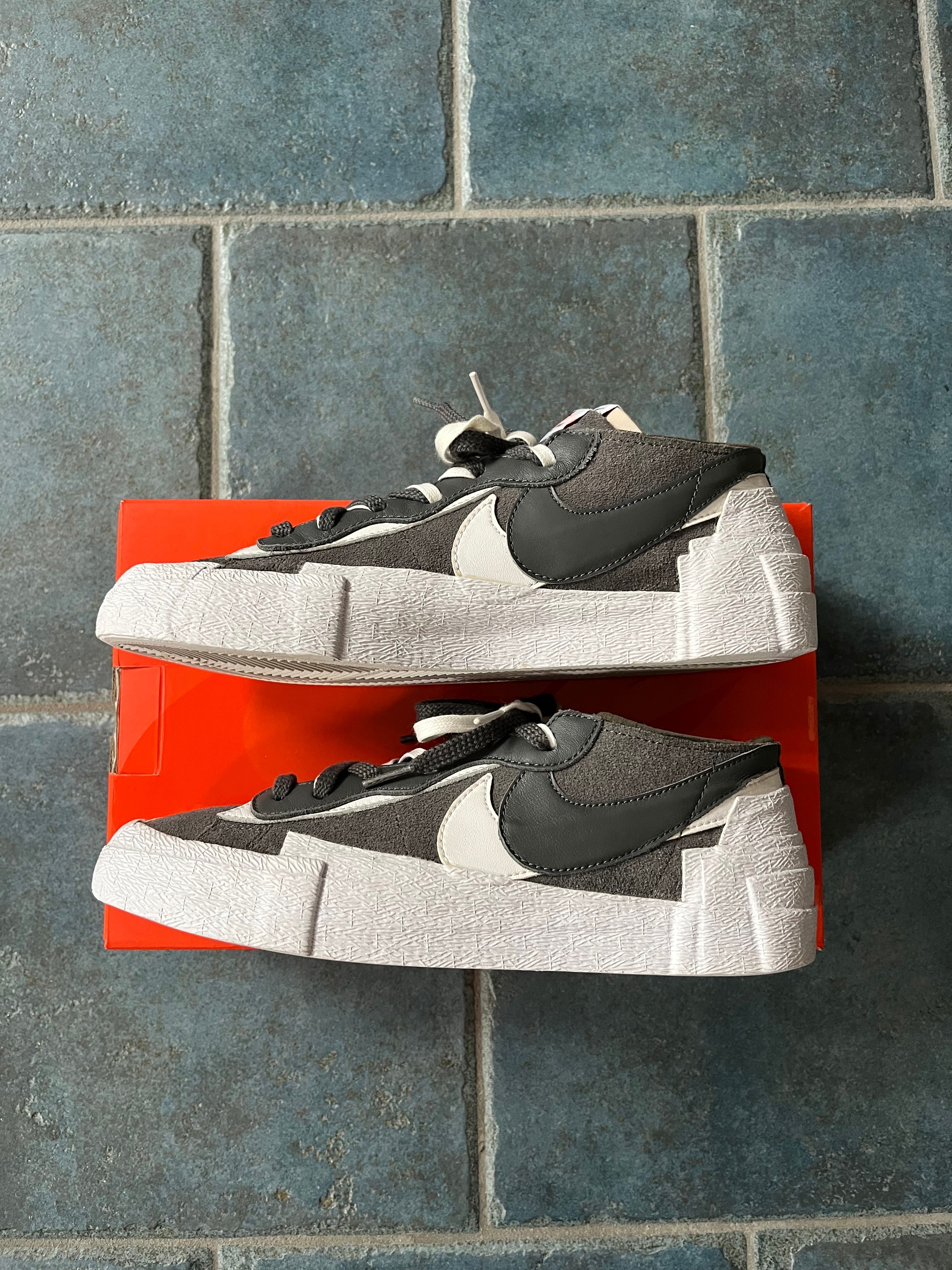 Sacai × Nike Blazer Low "Iron Grey"