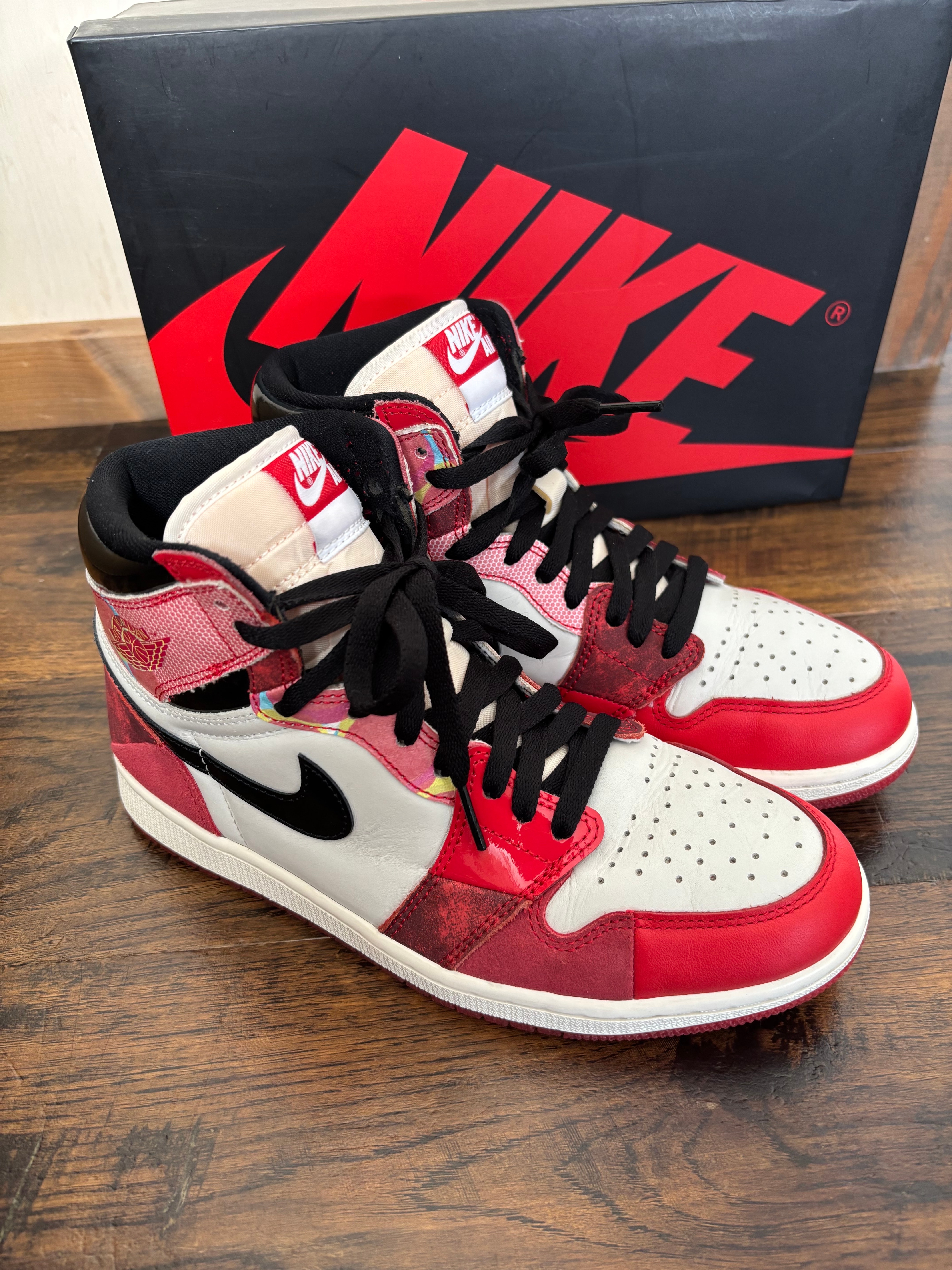 Spider-Man × Nike Air Jordan 1 Retro High OG SP "Spider-Man: Across the Spider-Verse/University Red"