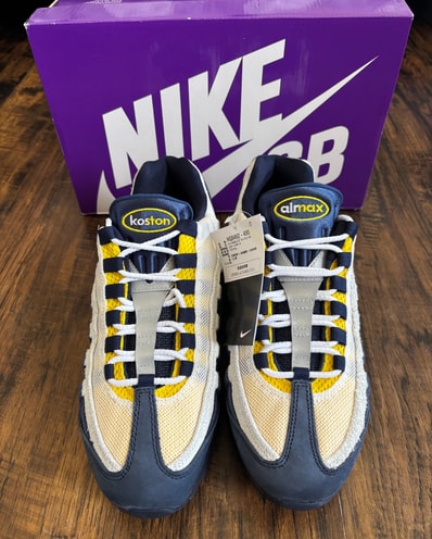 Eric Koston × Nike SB Air Max 95 "Obsidian and Speed Yellow"
