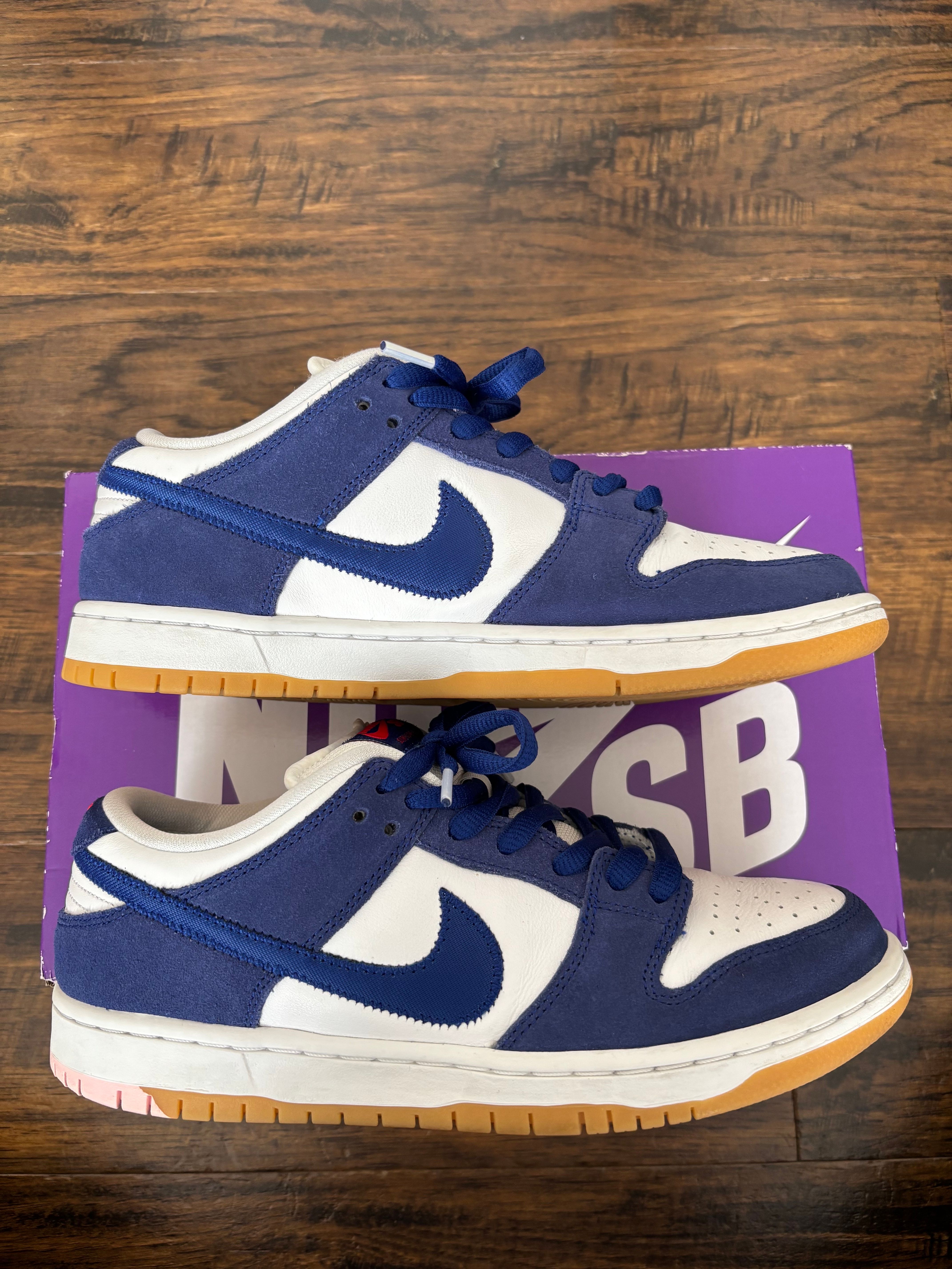 Nike SB Dunk Low "Los Angeles Dodgers/Deep Royal Blue"