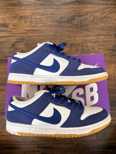 Nike SB Dunk Low "Los Angeles Dodgers/Deep Royal Blue"