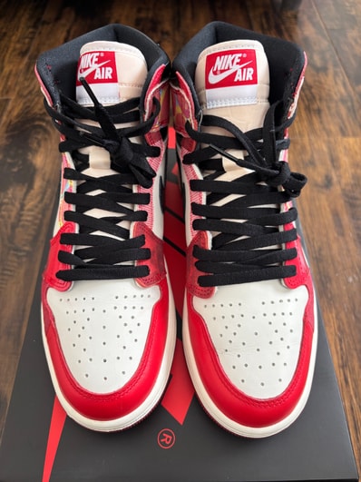 Spider-Man × Nike Air Jordan 1 Retro High OG SP "Spider-Man: Across the Spider-Verse/University Red"