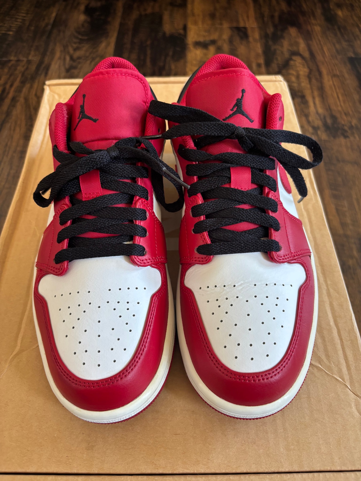 Nike Air Jordan 1 Low "White/Gym Red/Black"