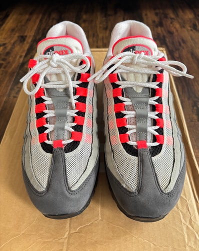 Nike Air Max 95 OG "White/Solar Red"