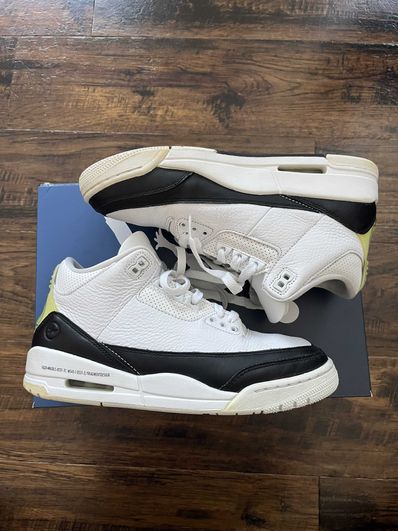 Fragment × Nike Air Jordan 3 "White/Black"