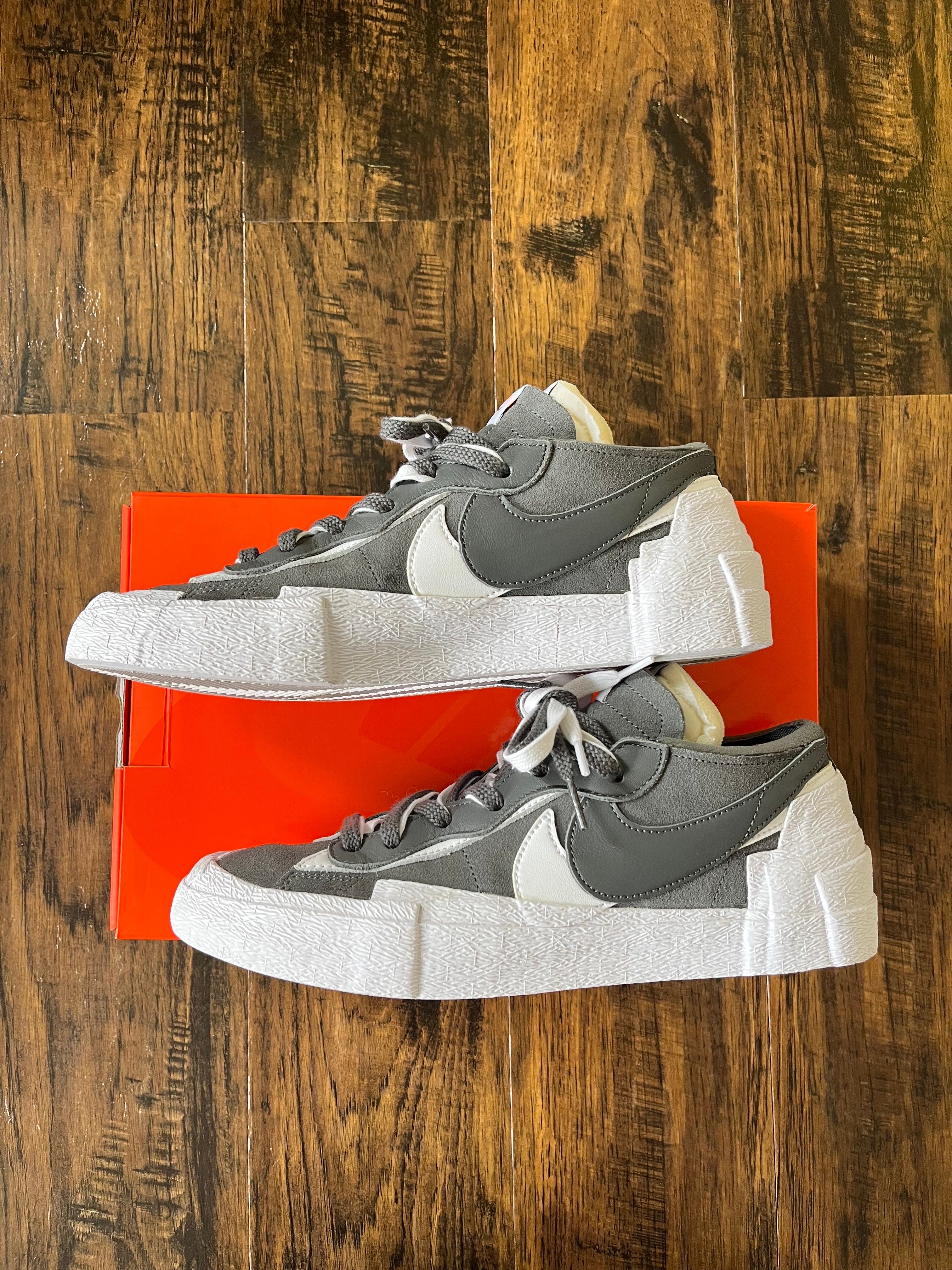 Sacai × Nike Blazer Low "Iron Grey"