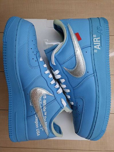 Off-White × Nike Air Force 1 Low "MCA University Blue"