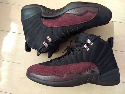 A Ma Maniere × Nike Women's Air Jordan 12 "Black and Burgundy Crush"