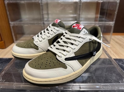Travis Scott × Nike Air Jordan 1 Low OG SP "Reverse Olive"