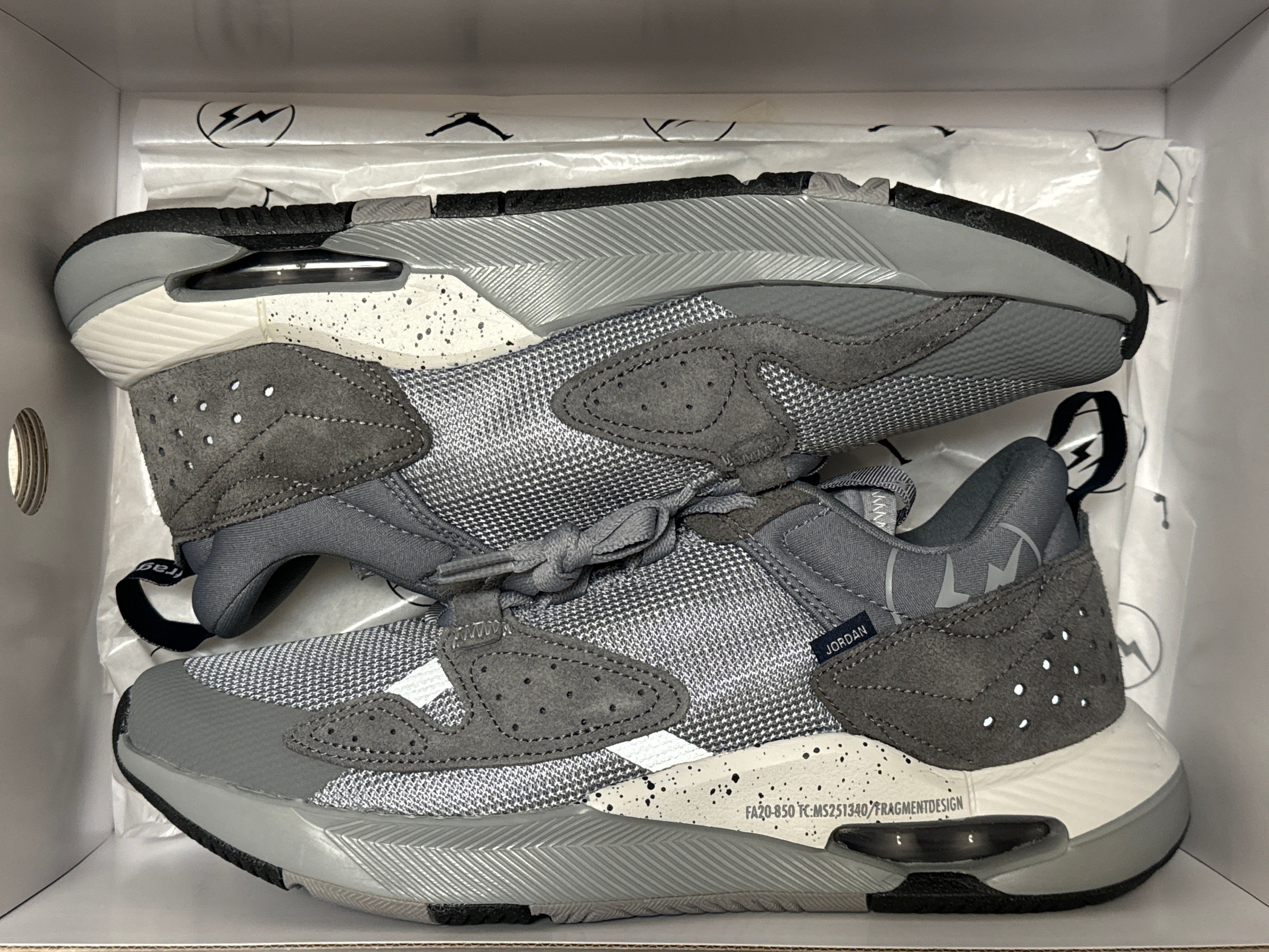 FRAGMENT × JORDAN AIR CADENCE PARTICLE GREY