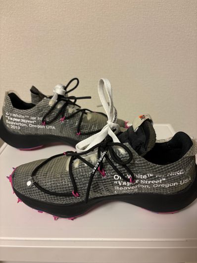 Off-White×Nike Women's Waffle Racer "Vivid Black"