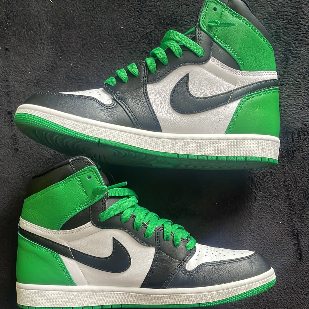 Nike Air Jordan 1 Retro High OG "Celtics/Black and Lucky Green" (2023)
