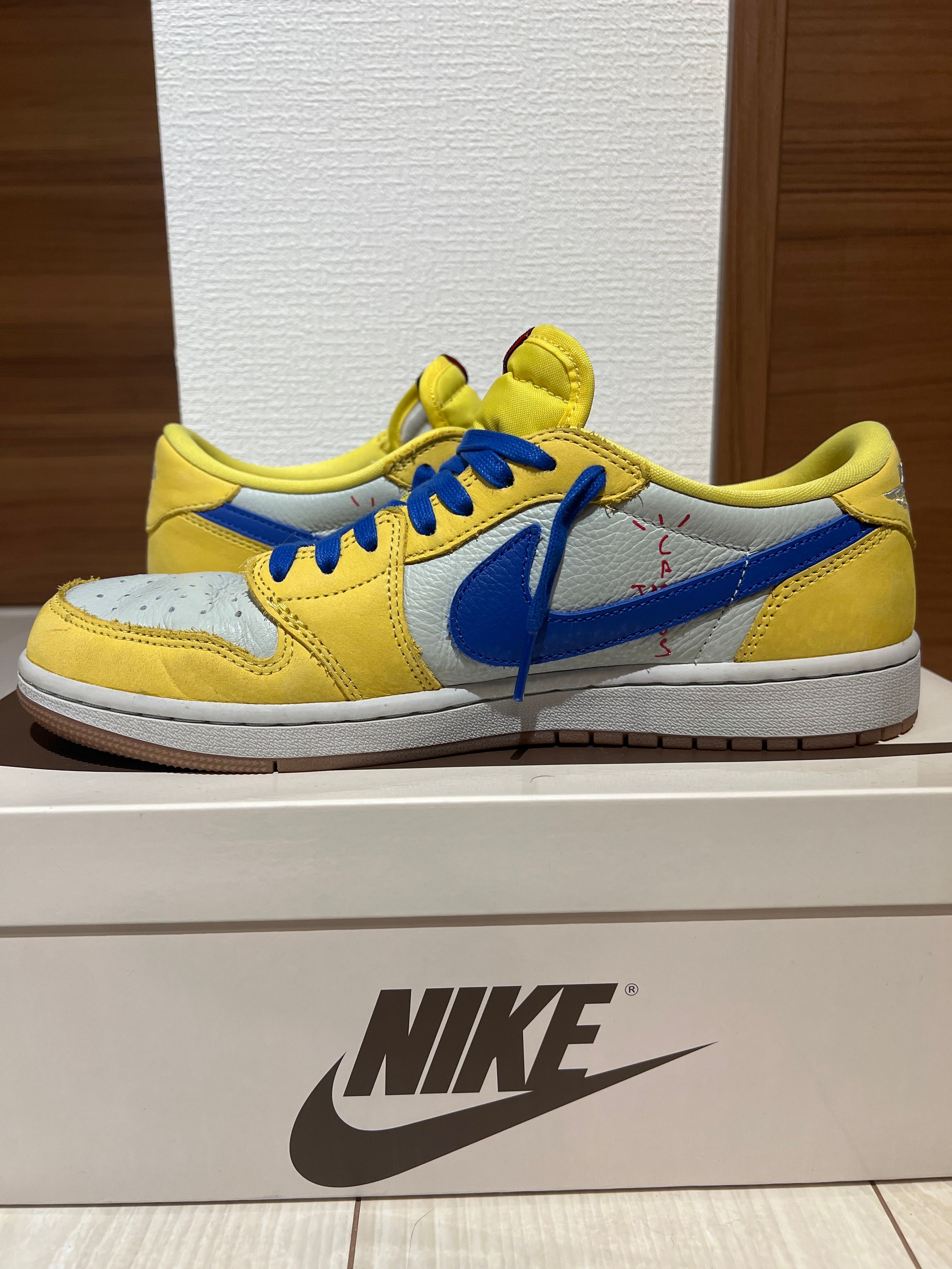 Travis Scott × Nike Women's Air Jordan 1 Retro Low OG "Canary"
