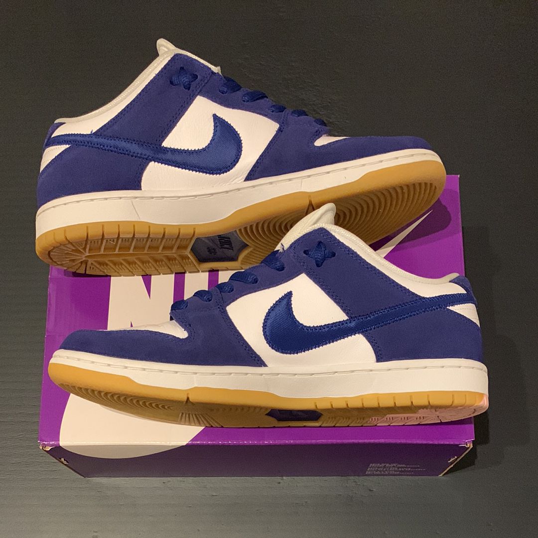 Nike SB Dunk Low "Los Angeles Dodgers/Deep Royal Blue"