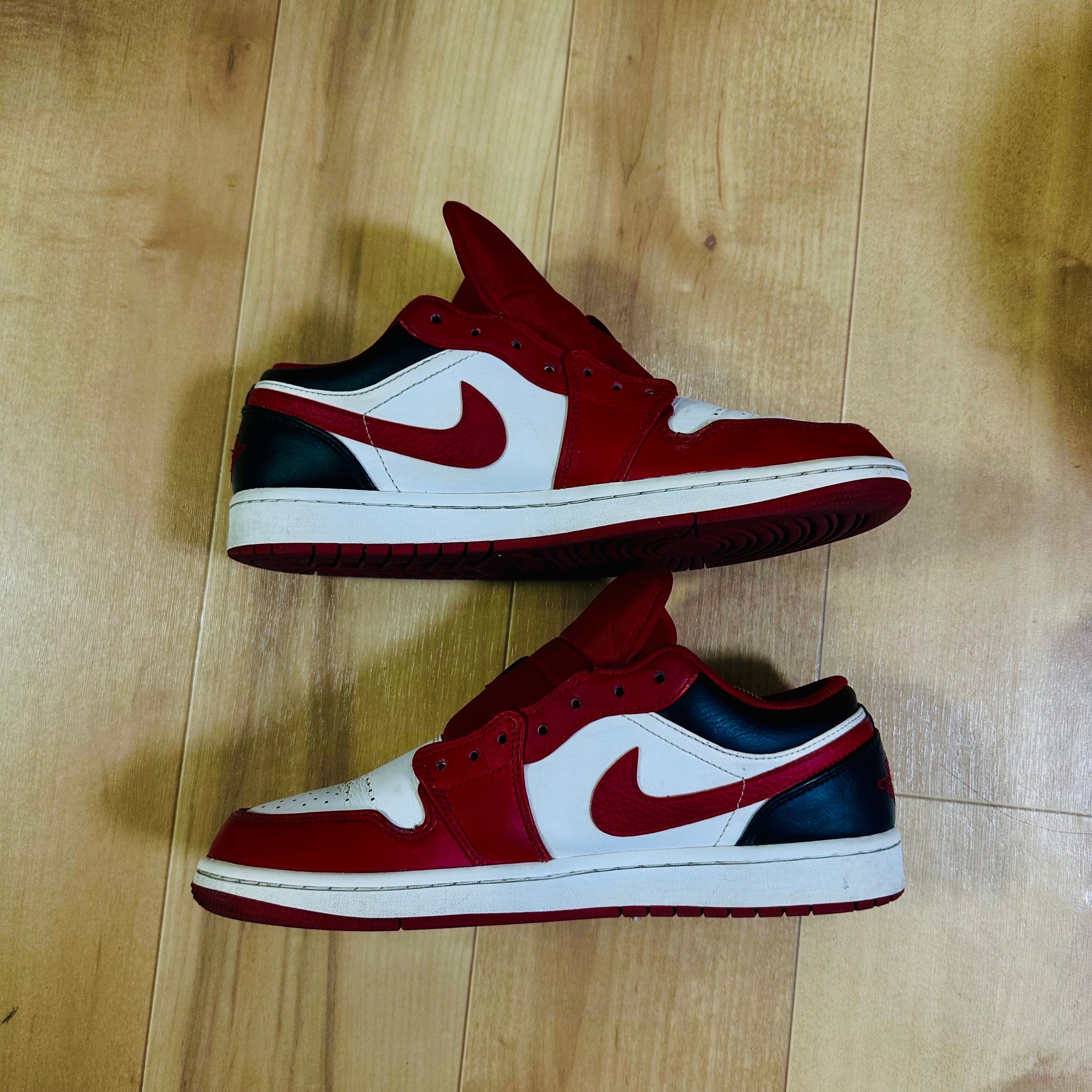 Nike Air Jordan 1 Low "White/Gym Red/Black"