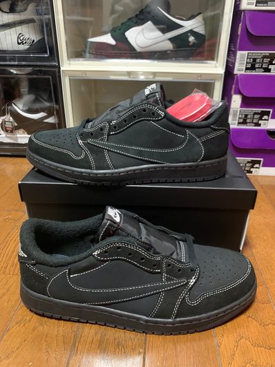 Travis Scott × Nike Air Jordan 1 Low OG SP "Black Phantom"