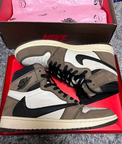 Travis Scott × Nike Air Jordan 1 Retro High OG TS SP "Sail/Dark Mocha"