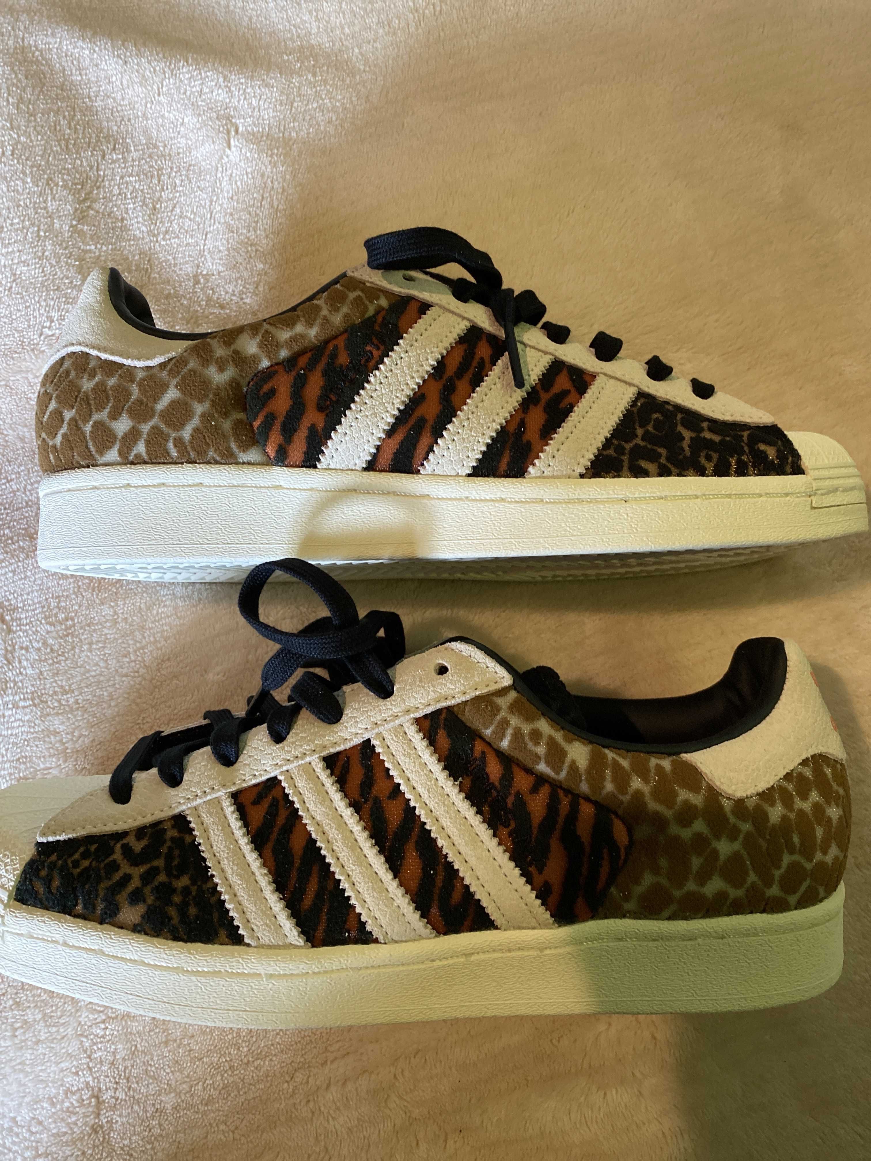 atmos × adidas Super Star "Crazy Animal Pack/Safari"