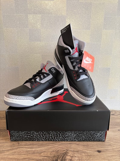Nike Air Jordan 3 Retro "Black Cement" (2024)