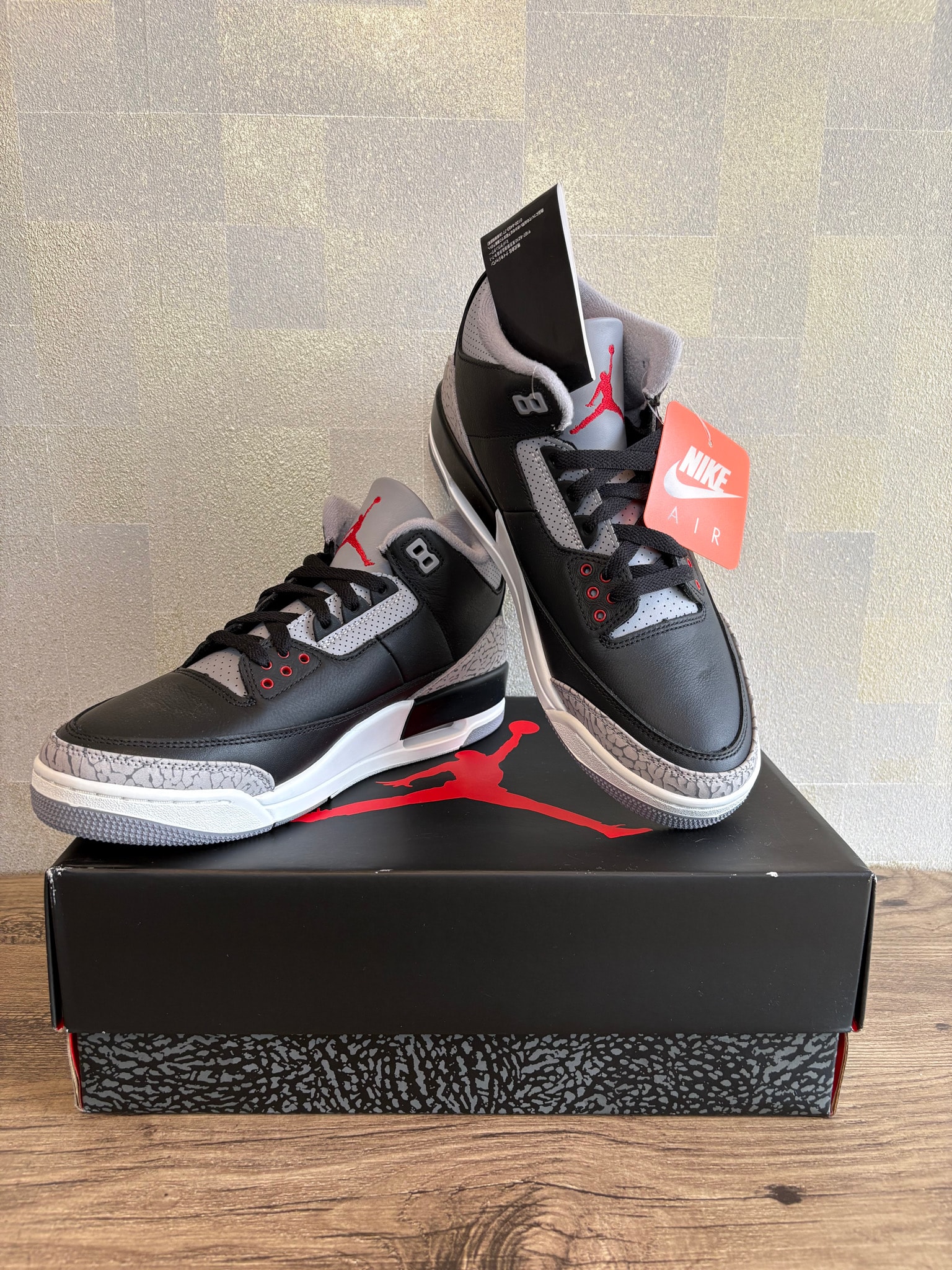 Nike Air Jordan 3 Retro "Black Cement" (2024)