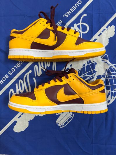 Nike Dunk Low Retro "University Gold and Deep Maroon"