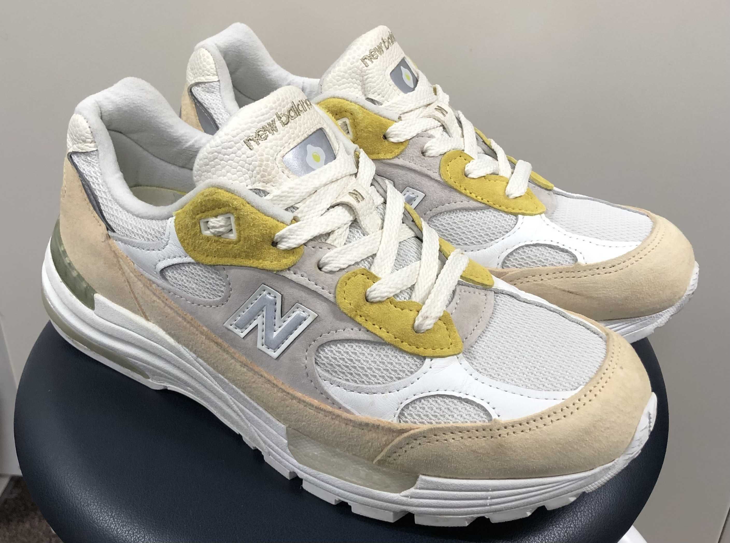 Paperboy × New Balance 992 "Fried Egg"