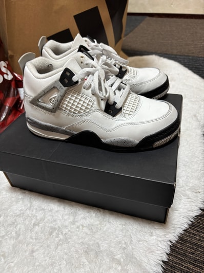 Nike PS Air Jordan 4 Retro "White Cement" (2025)