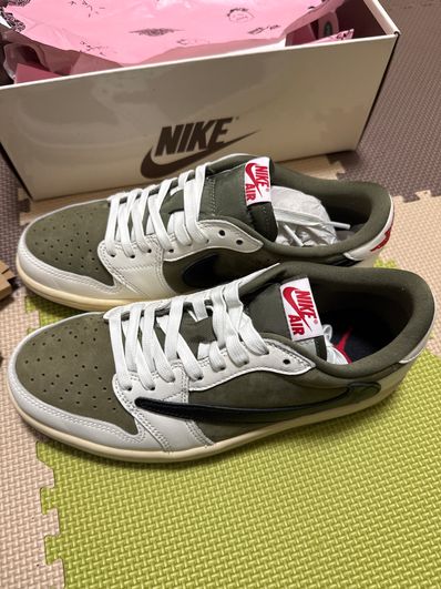 Travis Scott × Nike Air Jordan 1 Low OG SP "Reverse Olive"