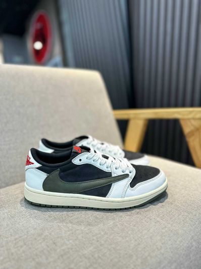 Travis Scott × Nike Women's Air Jordan 1 Low OG "Medium Olive"