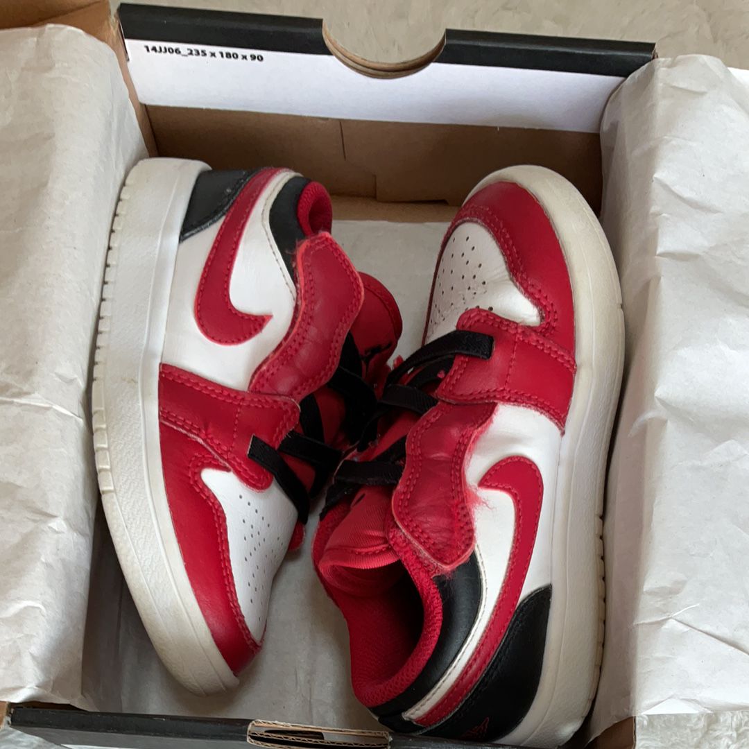 Nike PS Air Jordan 1 Low ALT "White/Gym Red/Black"