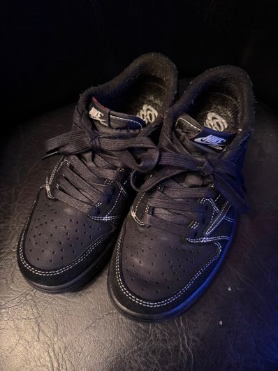Travis Scott × Nike Air Jordan 1 Low OG SP "Black Phantom"