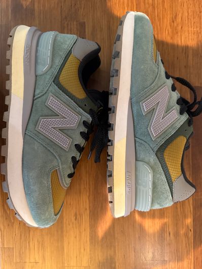 Stone Island × New Balance 574 Legacy "Green Clay"