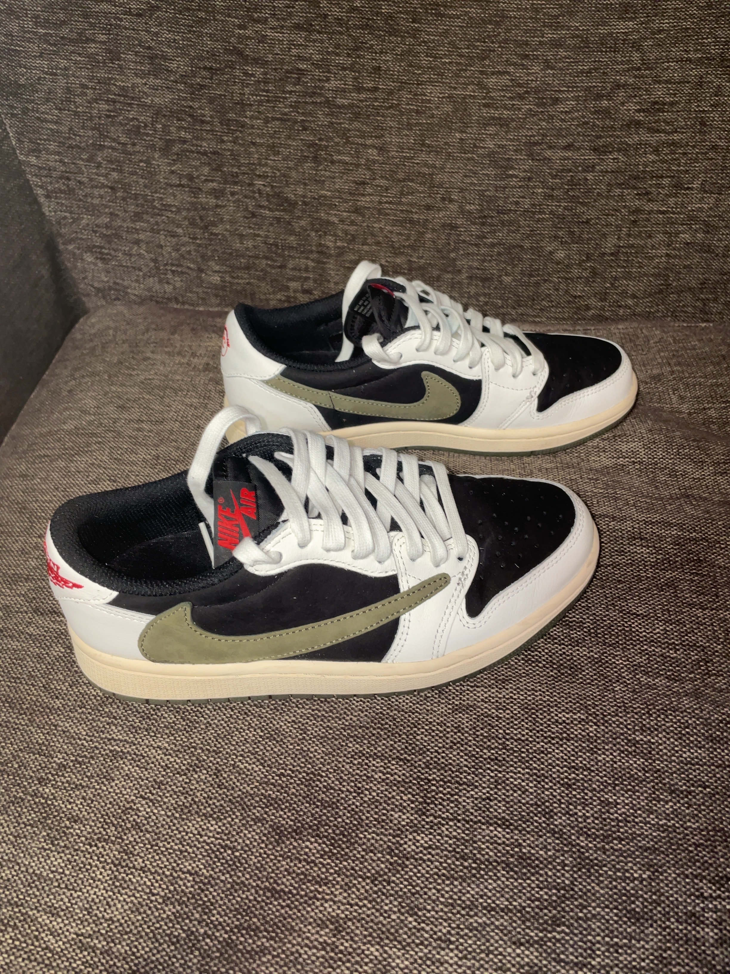 Travis Scott × Nike Women's Air Jordan 1 Low OG "Medium Olive"