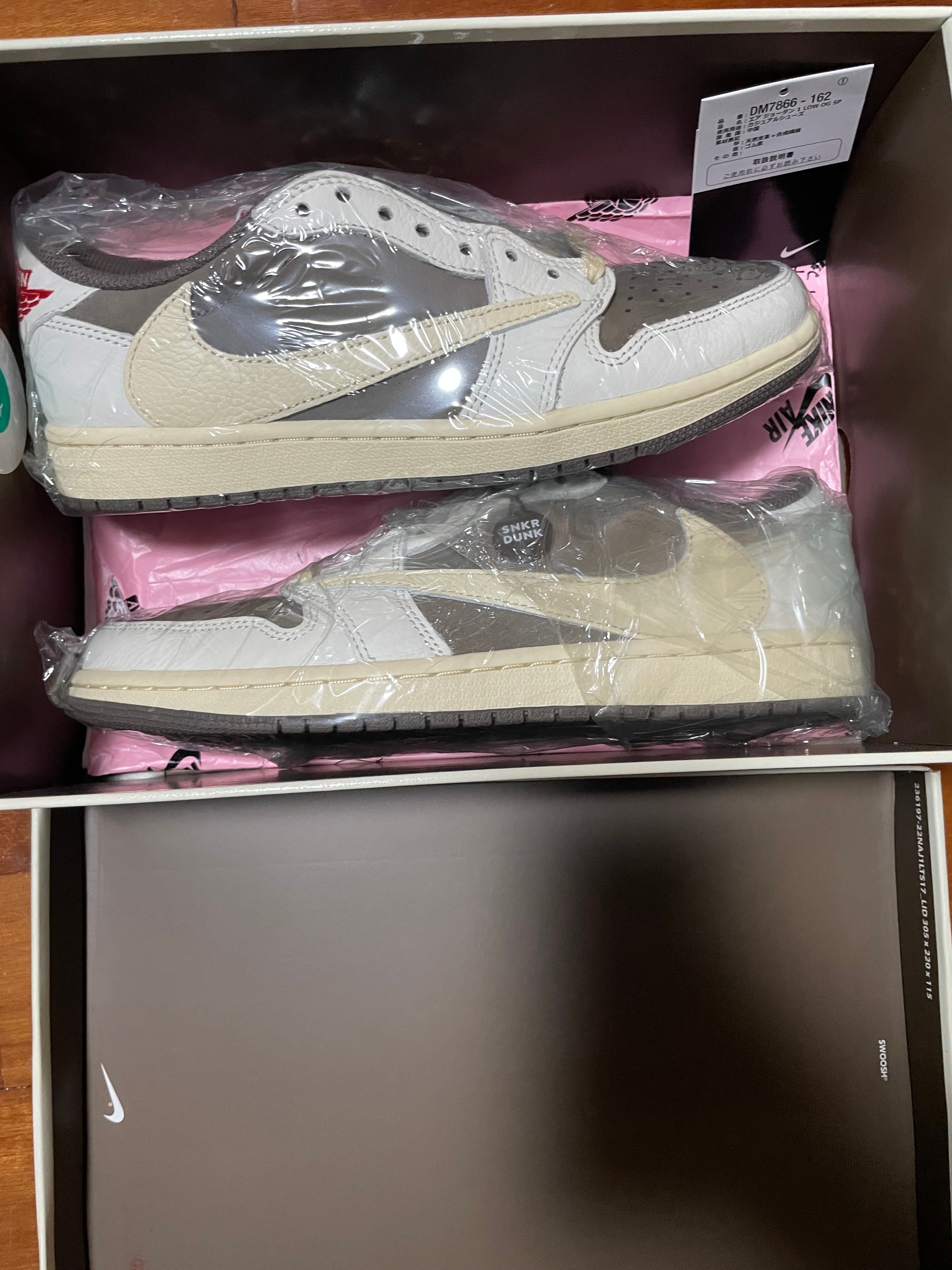 Travis Scott × Nike Air Jordan 1 Low OG SP "Reverse Mocha/Sail and Ridgerock"