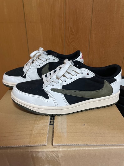 Travis Scott × Nike Women's Air Jordan 1 Low OG "Medium Olive"