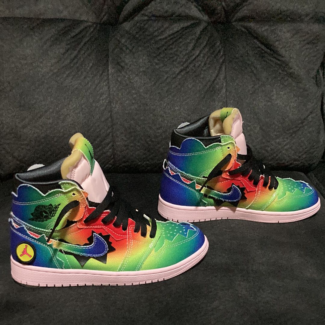 J Balvin × Nike Air Jordan 1 High OG "Rainbow"