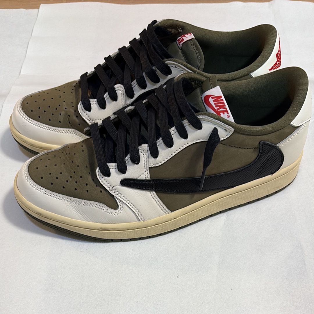 Travis Scott × Nike Air Jordan 1 Low OG SP "Reverse Olive"