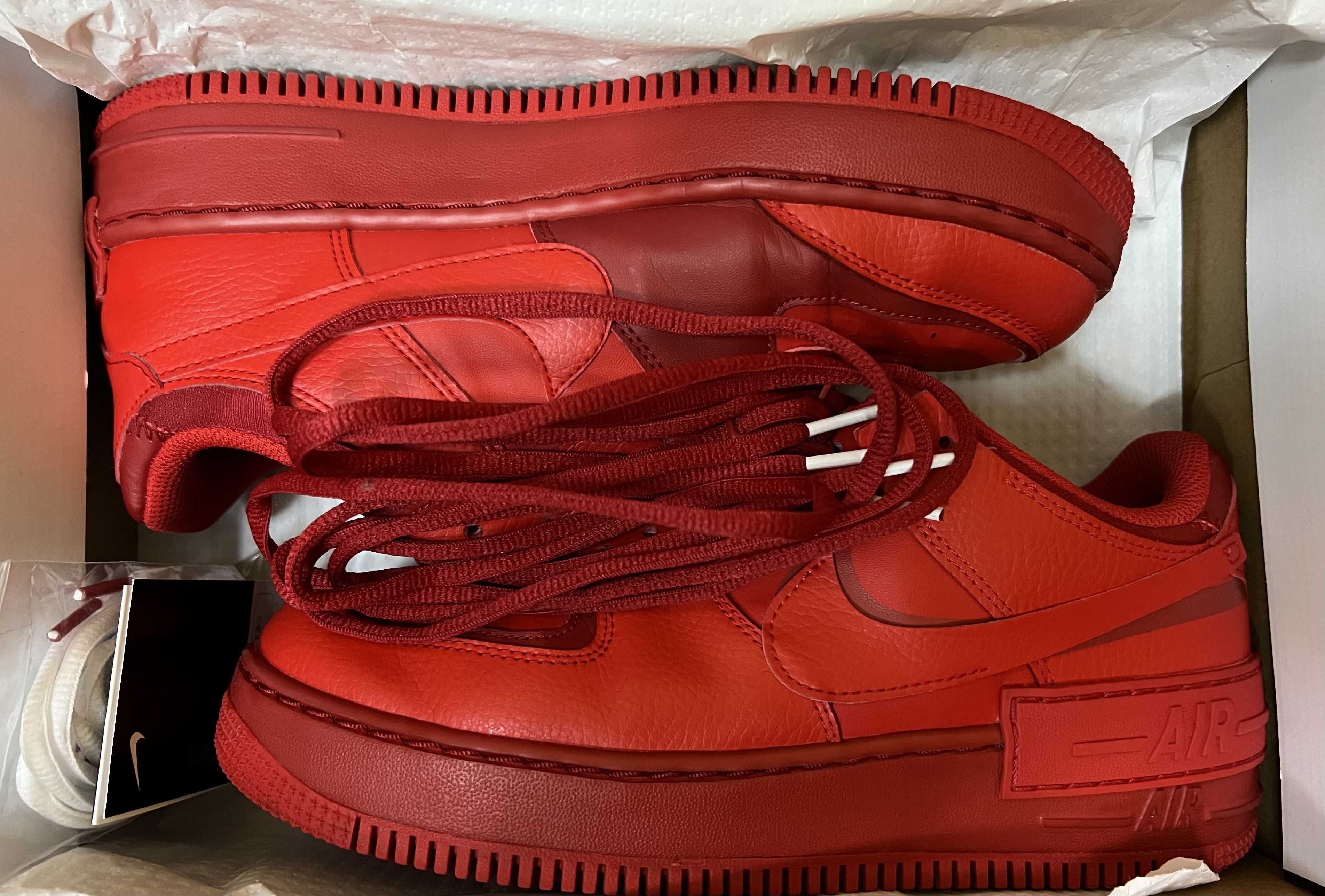 Nike Women's Air Force 1 Low Shadow "Triple Red"